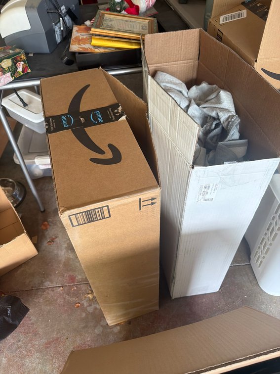 2 Car Covers, Size and Fitment Unknown, Cloth and Synthetic Materials in Boxes