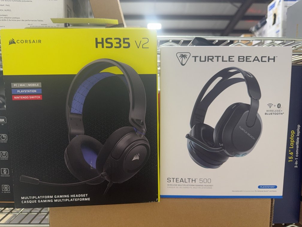 Corsair HS35 V2 and Turtle Beach Stealth 500 Gaming Headset Lot