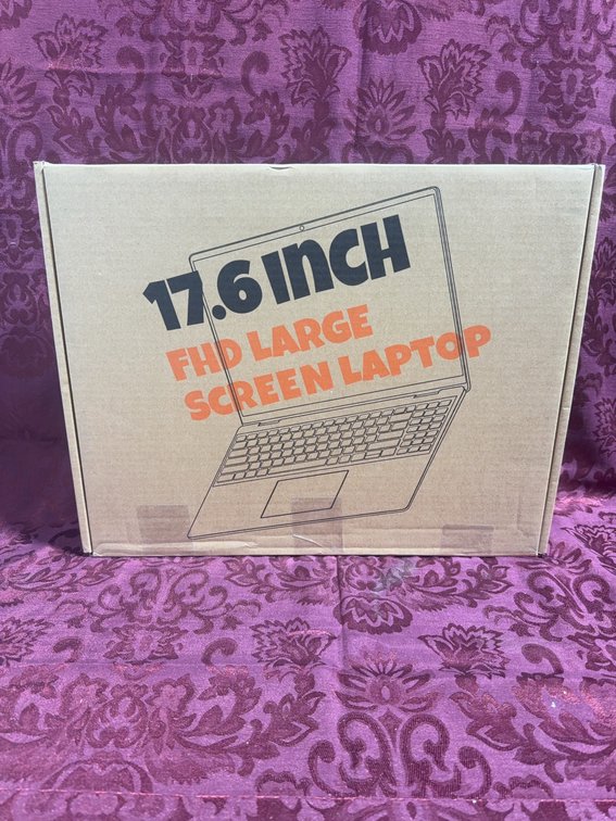 17.6 Inch FHD Laptop, Intel N95, 16GB RAM, 128GB+512GB, Model P1, Black
