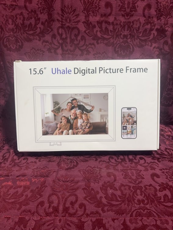 Uhale 15.6 Inch Digital Picture Frame 1920x1080 LCD Touchscreen 32GB Storage