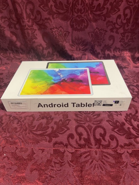 New Android Tablet with Box, Gray Finish, Unused, Includes Original Packaging
