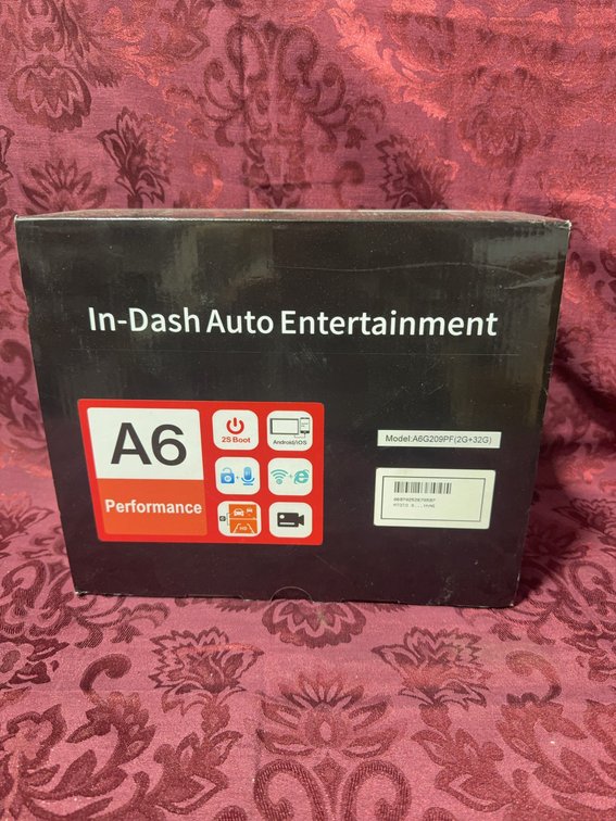 In-Dash Auto Entertainment A6 Performance Model A620BM (PQ-2G-32G)