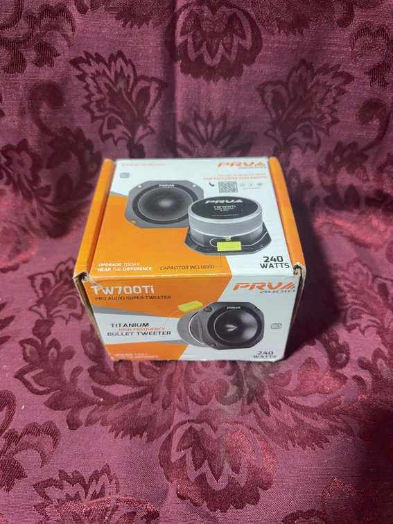 PRV Audio TW700Ti Titanium Bullet Super Tweeter 240 Watts with Capacitor Included