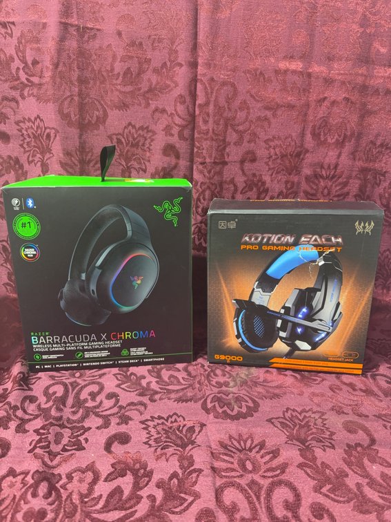 Razer Barracuda X Chroma and Kotion Each G9000 Gaming Headset Pair