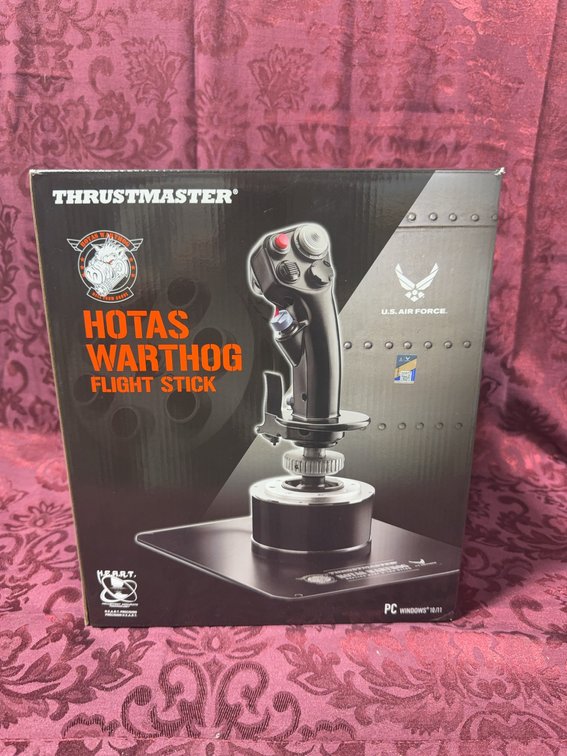 Thrustmaster HOTAS Warthog Flight Stick for PC, U.S. Air Force Replica