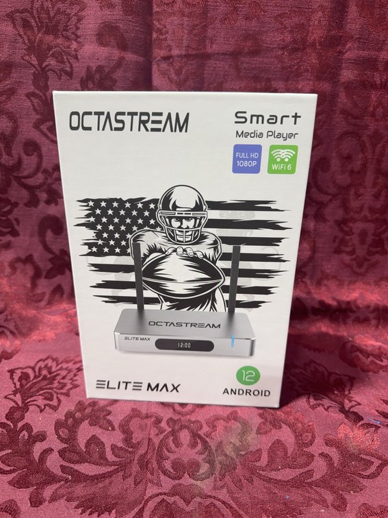 Octastream Elite Max Android 12 Smart Media Player 4GB RAM 128GB WiFi 6