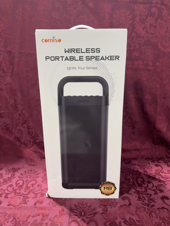 Comiso M8 Wireless Portable Bluetooth Speaker, 100W Output, 14.8V/5000mAh Battery