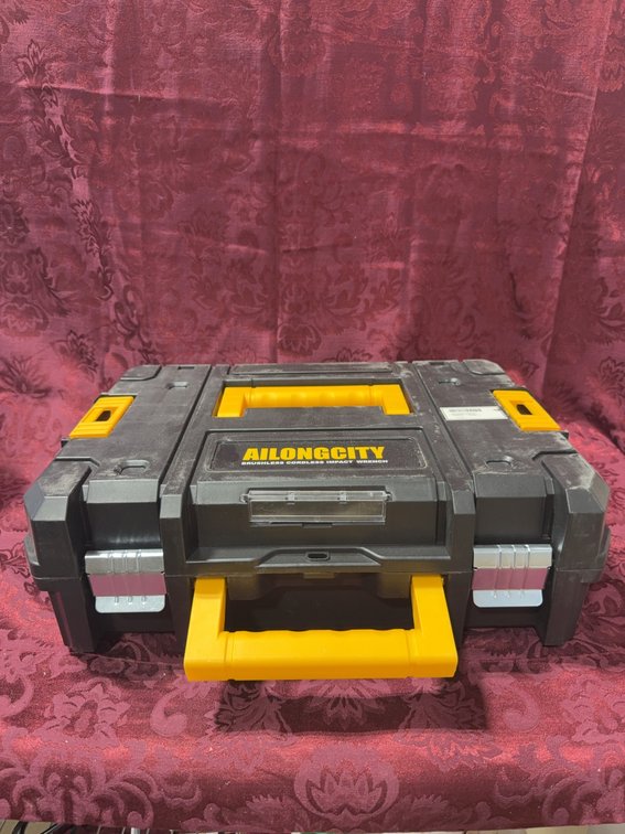 AILONGCITY Cordless Impact Wrench Set with 2 Batteries, Charger, Sockets, Carry Case