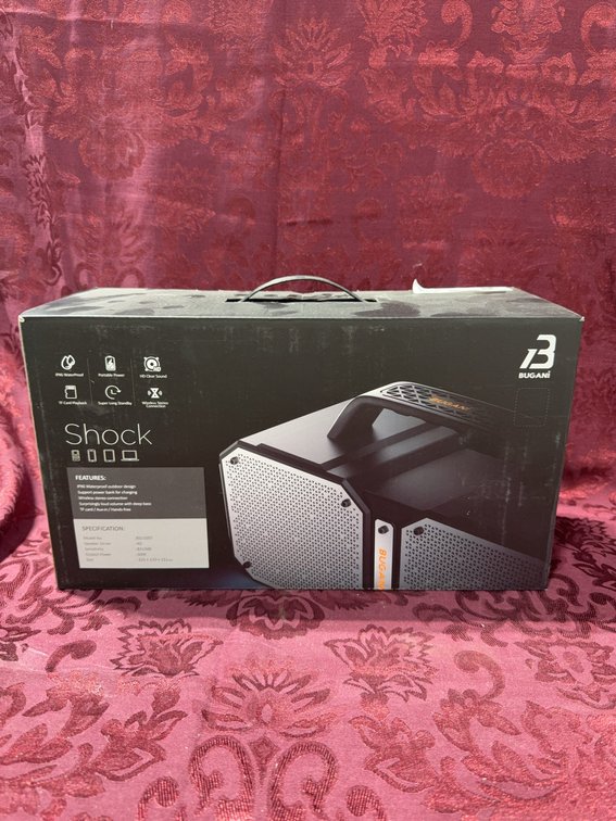 Bugani Shock Portable Bluetooth Speaker, IPX6 Waterproof, HD Clear Sound, Wireless Stereo