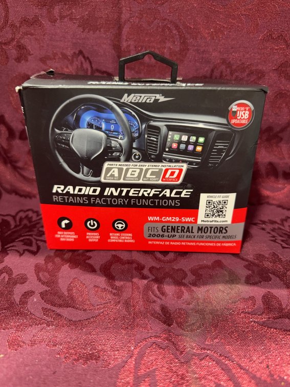 Metra WM-GM29-SWC Radio Interface for GM 2006-Up Vehicles, Retains Factory Functions