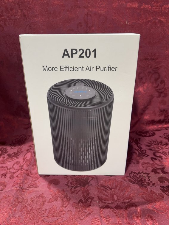 AP201 Air Purifier with H13 HEPA Filter, Ultra-Quiet, Timer, Night Light, 120V