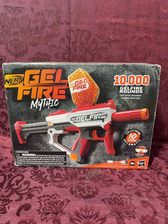 Nerf Pro Gel Fire Mythic Blaster With 10,000 GelFire Rounds