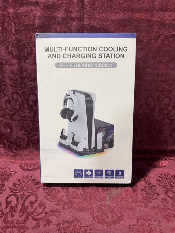 Multi-Function Cooling and Charging Station for PS5 Digital and UHD Version