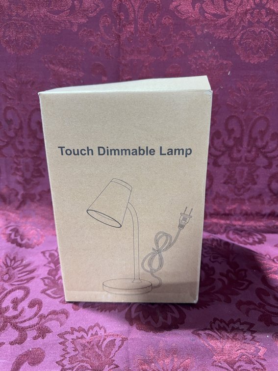 Touch Dimmable Lamp, 4.5W, 4 Settings, LED 5000K, 5.2in Base, 59in Wire