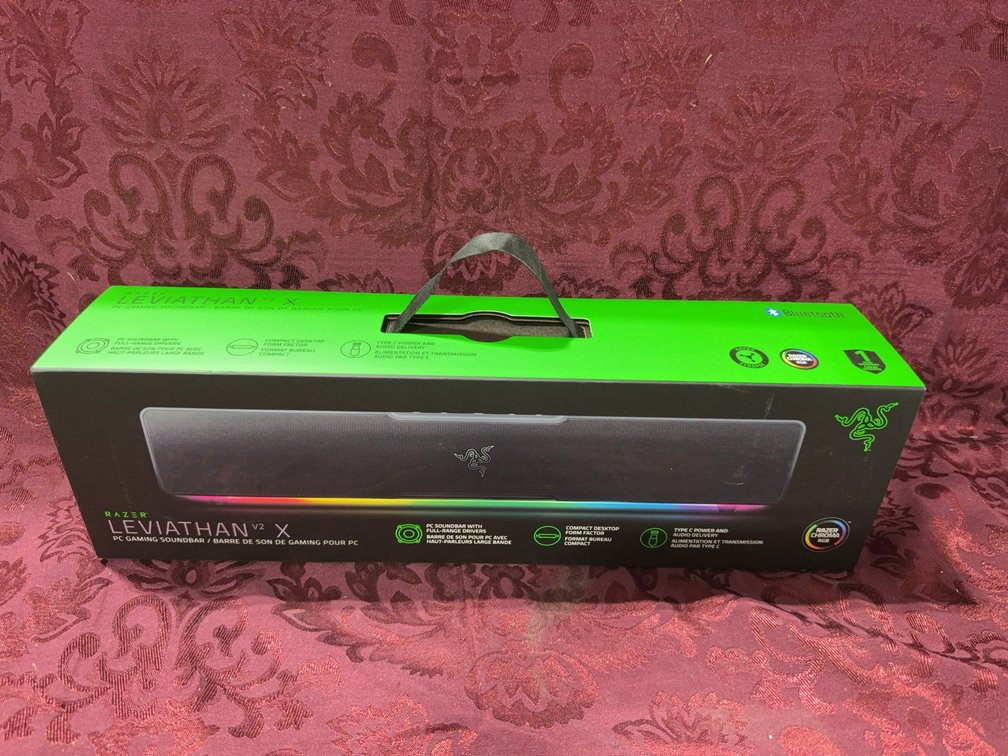 Razer Leviathan V2 X PC Gaming Soundbar With Bluetooth And RGB Lighting, New In Box