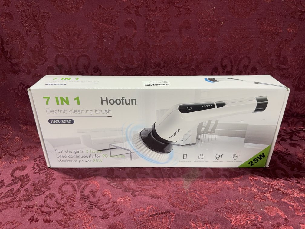 Hoofun 7-in-1 Electric Cleaning Brush Kit, ANS-8050, 25W, Multiple Heads