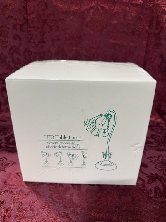 Modern FlowerFlexiLamp LED Table Lamp With Adjustable Flower Design, New In Box