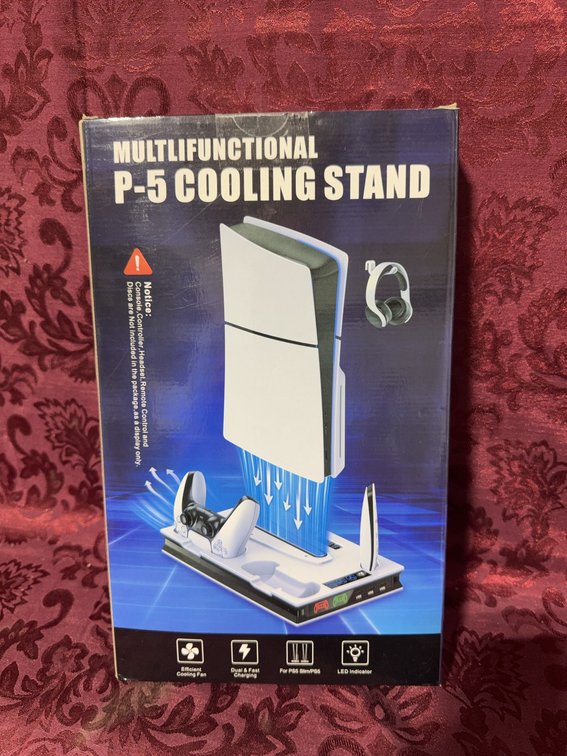 Multifunctional P-5 Cooling Stand With 2 Controller Docks and Headset Holder