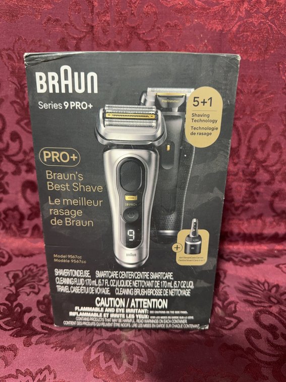 Braun Series 9 PRO+ Electric Shaver with 6-in-1 SmartCare Center, Model 9577cc