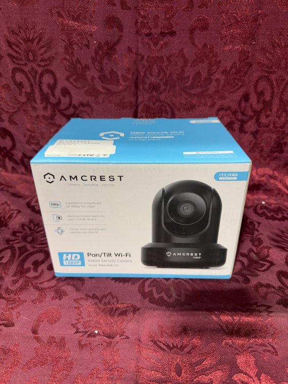Amcrest 1080P ProHD Indoor Pan/Tilt Wi-Fi Security Camera, Model IP2M-841B-V3