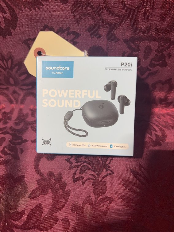 Soundcore by Anker P20i True Wireless Earbuds, Bluetooth, 10mm Drivers, IPX5 Waterproof