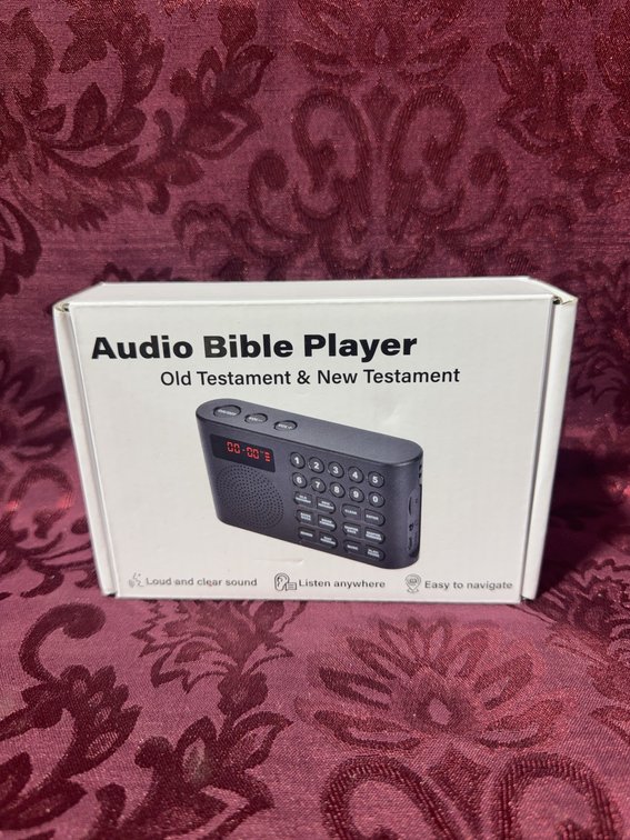 Audio Bible Player Old and New Testament by Dongguan Gold Lycra, Type-C Cable Included