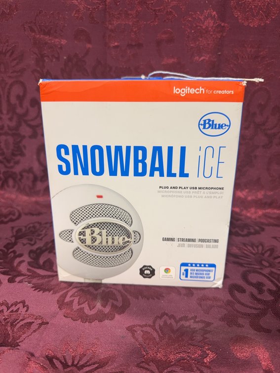 Blue Snowball iCE Plug and Play USB Microphone by Logitech for Creators
