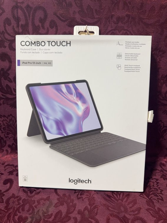Logitech Combo Touch Keyboard Case for iPad Pro 13-Inch, M4 M5, New in Box