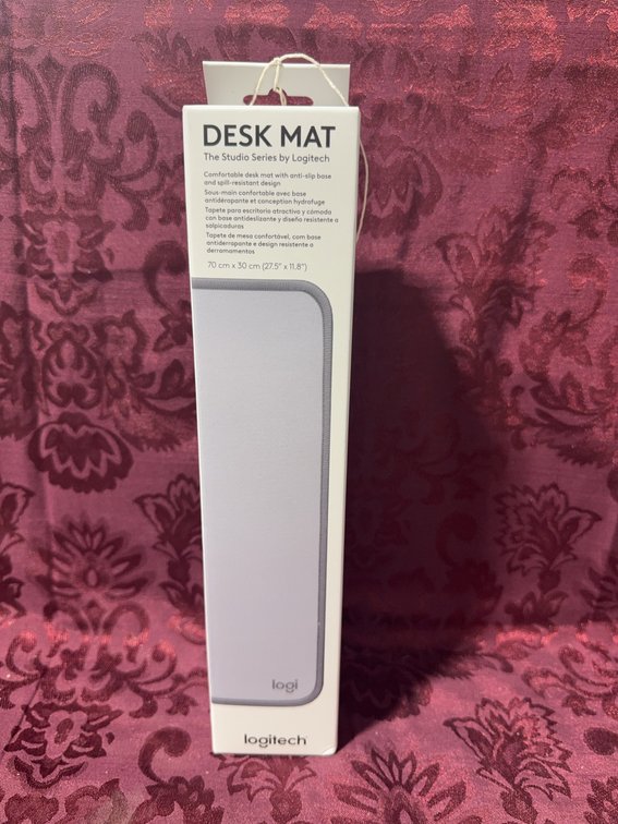 Logitech Studio Series Desk Mat, 27.5" x 11.8", Soft Cloth, Spill-Repellent, New in Box