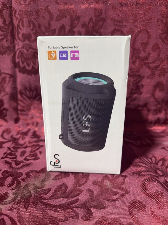 LFS-Cool Portable Wireless Bluetooth Speaker with LED and TWS, Waterproof