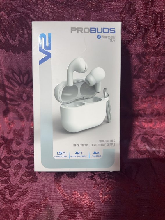 ProBuds V2 Bluetooth 5.4 Wireless Earbuds With Charging Case and Accessories