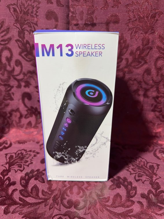 M13 Wireless Speaker with Deep Bass, Built-in Mic, Wireless 5.4, 4000mAh Battery