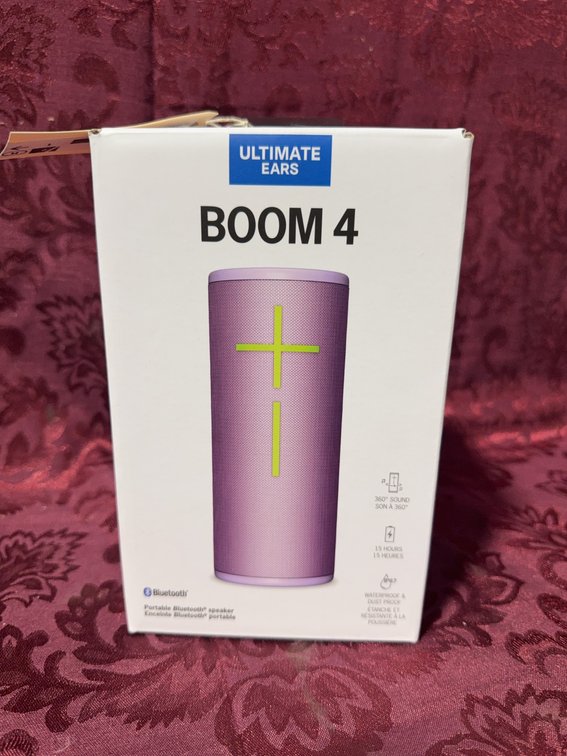 Ultimate Ears BOOM 4 Bluetooth Speaker, Waterproof, Drop Proof, New in Box