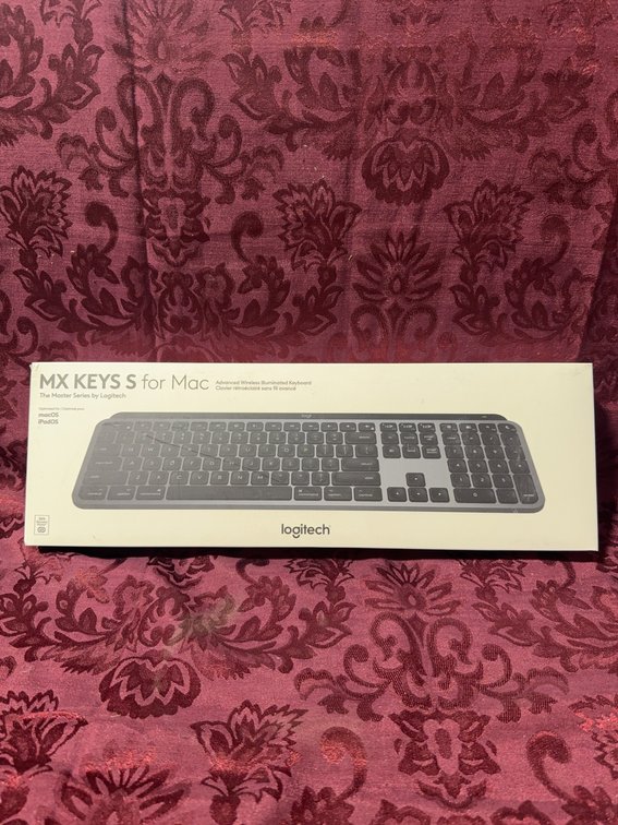 Logitech MX Keys S for Mac Wireless Keyboard, Bluetooth, USB-C Charging