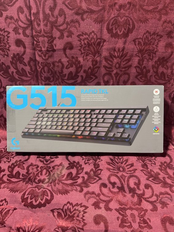 Logitech G515 Rapid TKL RGB Mechanical Gaming Keyboard, Low Profile Switches, New