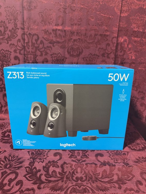 Logitech Z313 50W 2.1 Speaker System With Subwoofer, New in Box