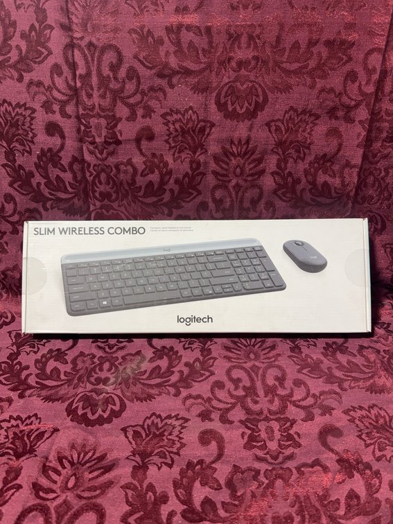 Logitech Slim Wireless Combo Keyboard and Mouse, 2.4GHz, New in Box