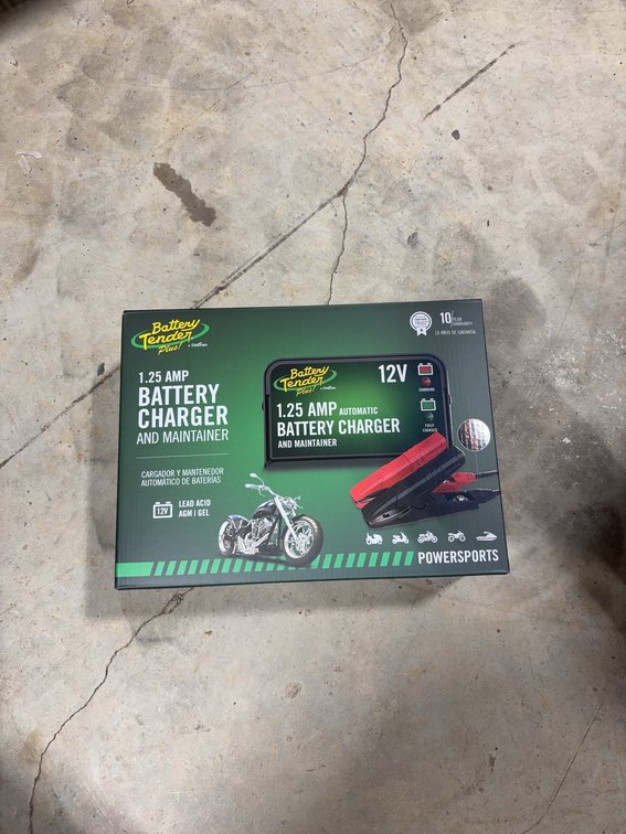 Battery Tender 1.25 Amp 12V Automatic Battery Charger and Maintainer