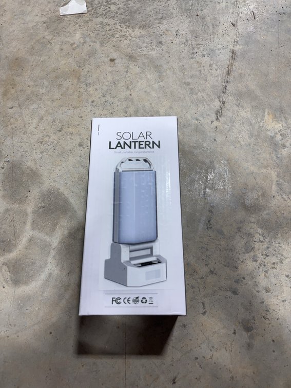 Solar Lantern Rechargeable LED Light with Charging Base 11x10.3x24cm