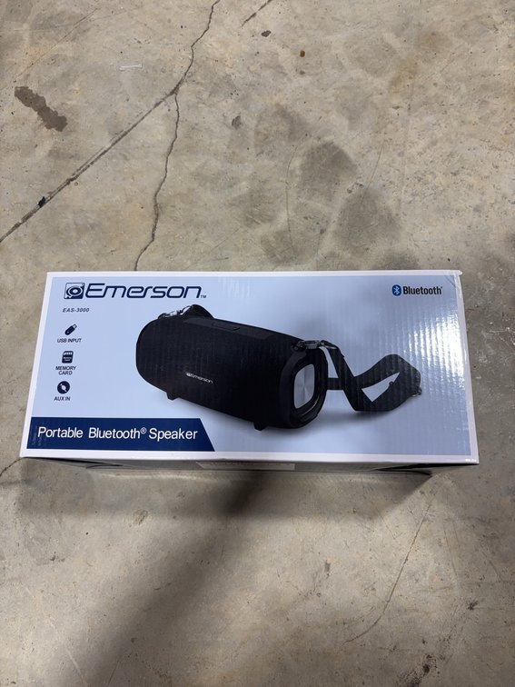 Emerson EAS-2400 Portable Bluetooth Speaker with USB and AUX IN