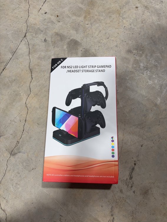 LED Light Strip Gamepad and Headset Storage Stand for NS2