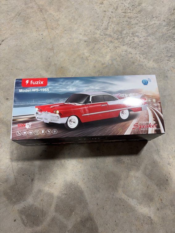 Fuzix WS-1965 Wireless Speaker 10W Retro Car Design in Box