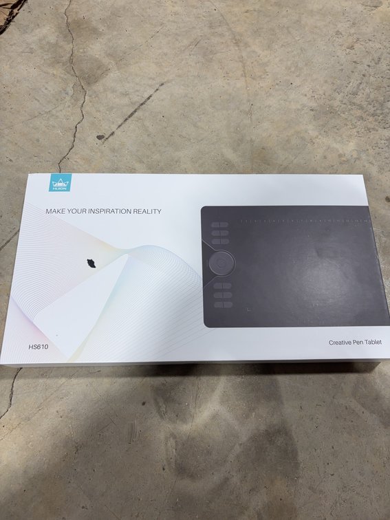 Huion HS610 Creative Pen Tablet Graphics Drawing Pad New in Box