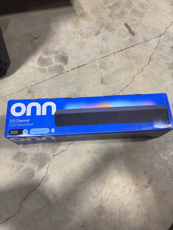 Onn 2.0 Channel LED Soundbar Bluetooth 20" 2 Speakers with Subwoofer