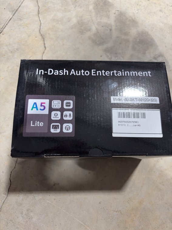 ATOTO A5 Lite In-Dash Auto Entertainment System Model: A5L2A7T-501(2G+32G)