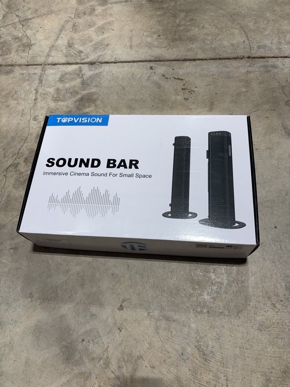 TOPVISION Sound Bar Immersive Cinema Sound for Small Space