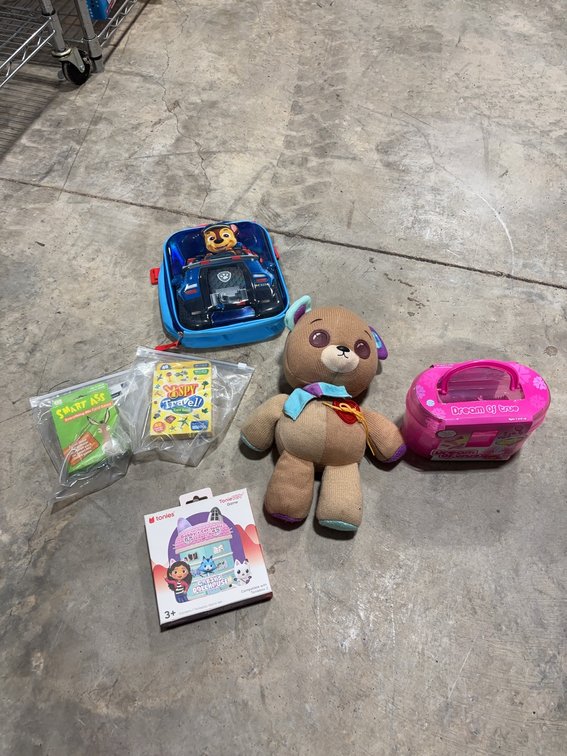Children's Toys and Games Lot Paw Patrol Lunchbox Plush Bear Gabby's Dollhouse