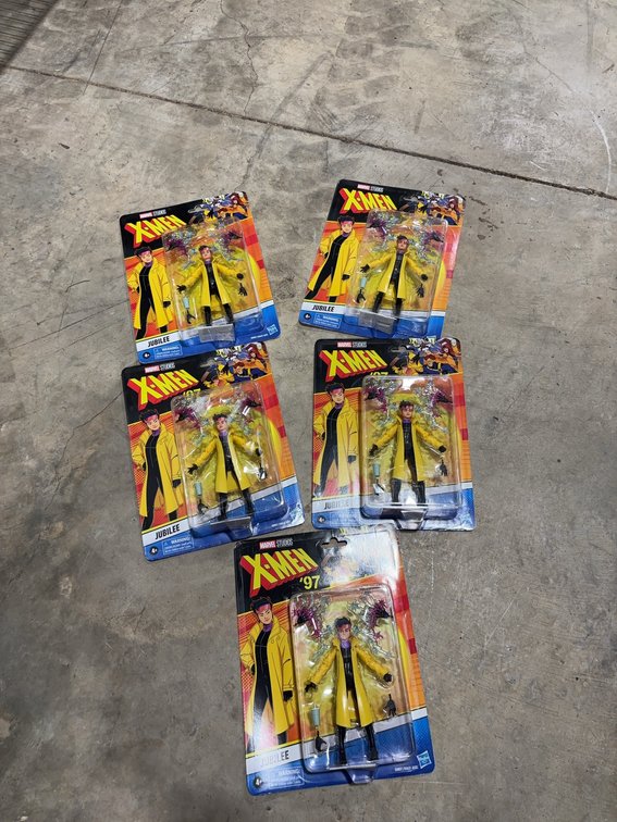 Marvel Legends X-Men 97 Jubilee Action Figures, Lot of 5, Sealed