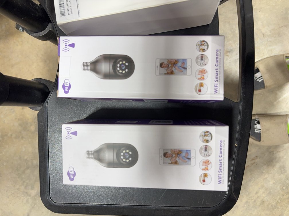 2 WiFi Smart Camera Bulbs with FHD, 2-Way Audio, PTZ, App Control