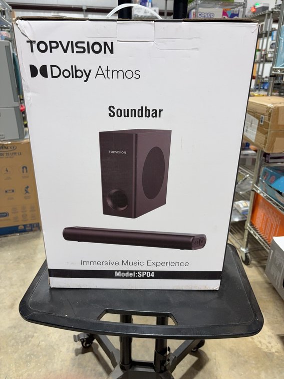Topvision SP04 Soundbar With Subwoofer Dolby Atmos Bluetooth 5.3